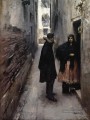 Eine Straße in Venedig John Singer Sargent